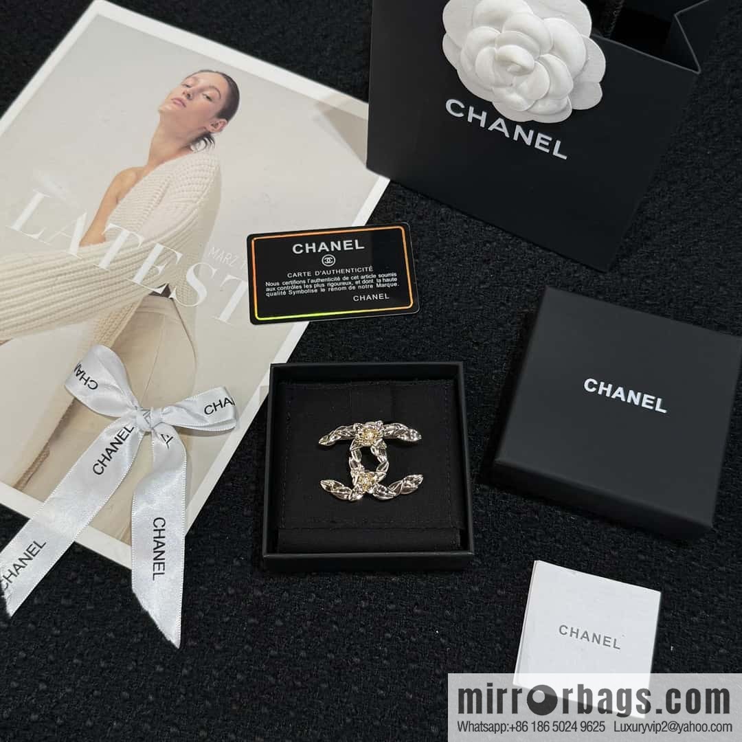 ❗️New ❗️☀️ New ☑️ Chanel Double C Brooch ☀️