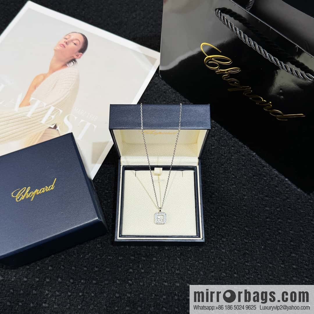 ❗️New ❗️ Chopard square full diamond necklace