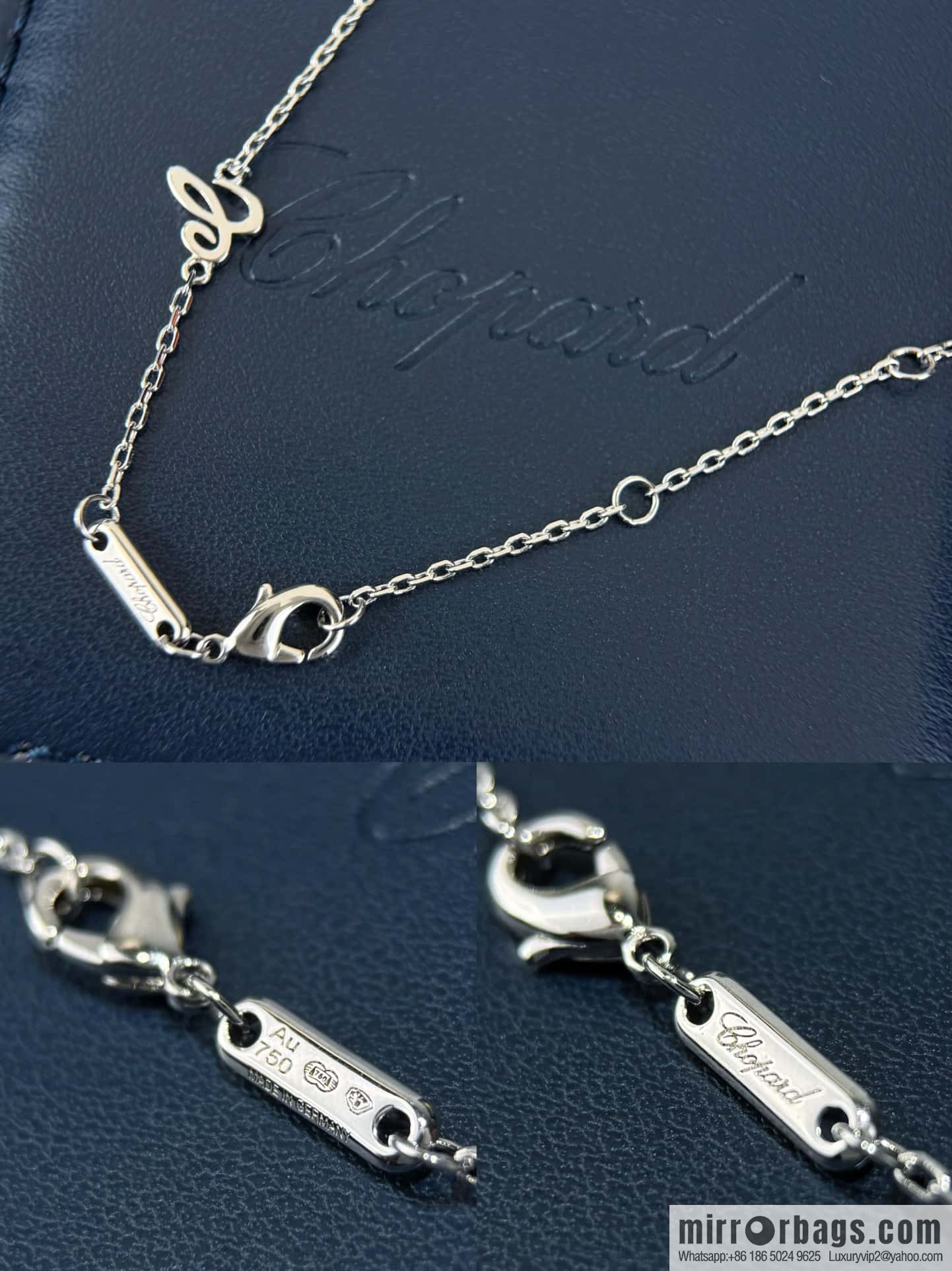 ❗️New ❗️ Chopard square full diamond necklace