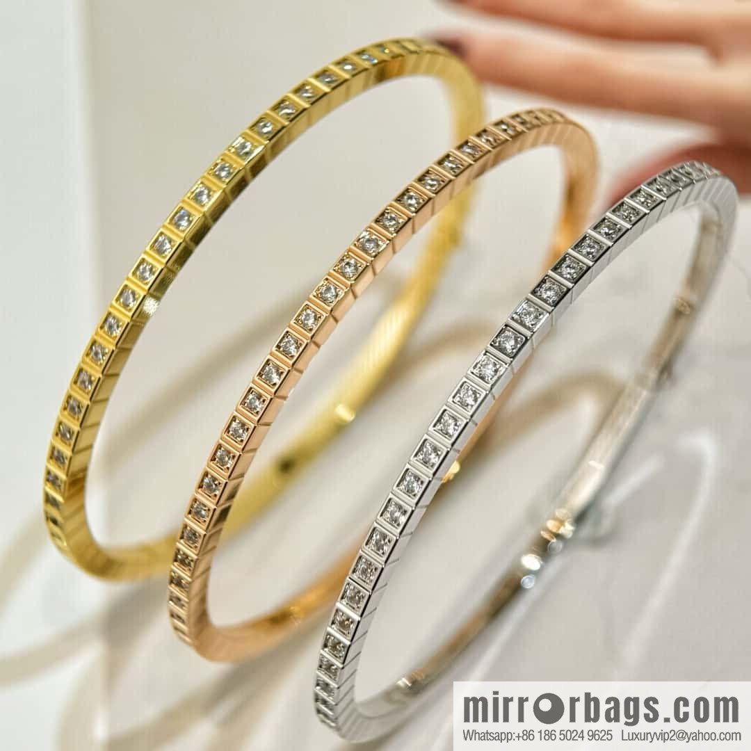 ❗️New ❗️ full diamond, Chopard ICE CUBE series small square bracelet