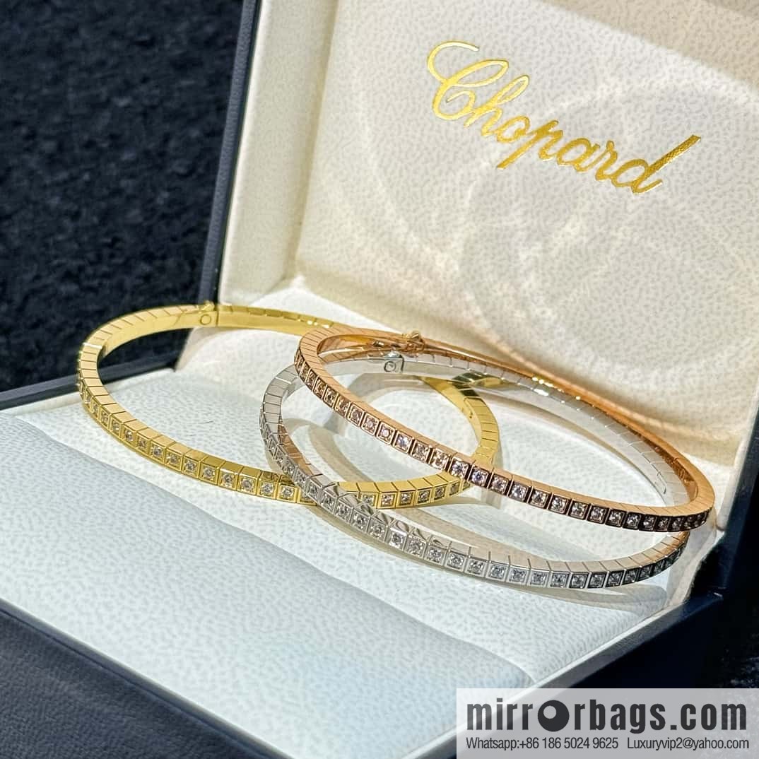 ❗️New ❗️ full diamond, Chopard ICE CUBE series small square bracelet