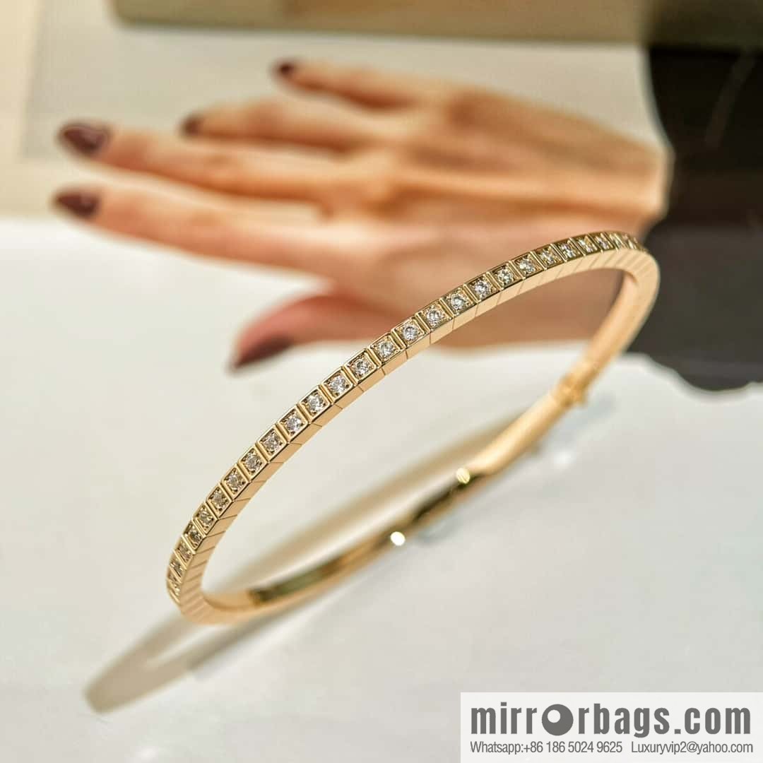 ❗️New ❗️ full diamond, Chopard ICE CUBE series small square bracelet