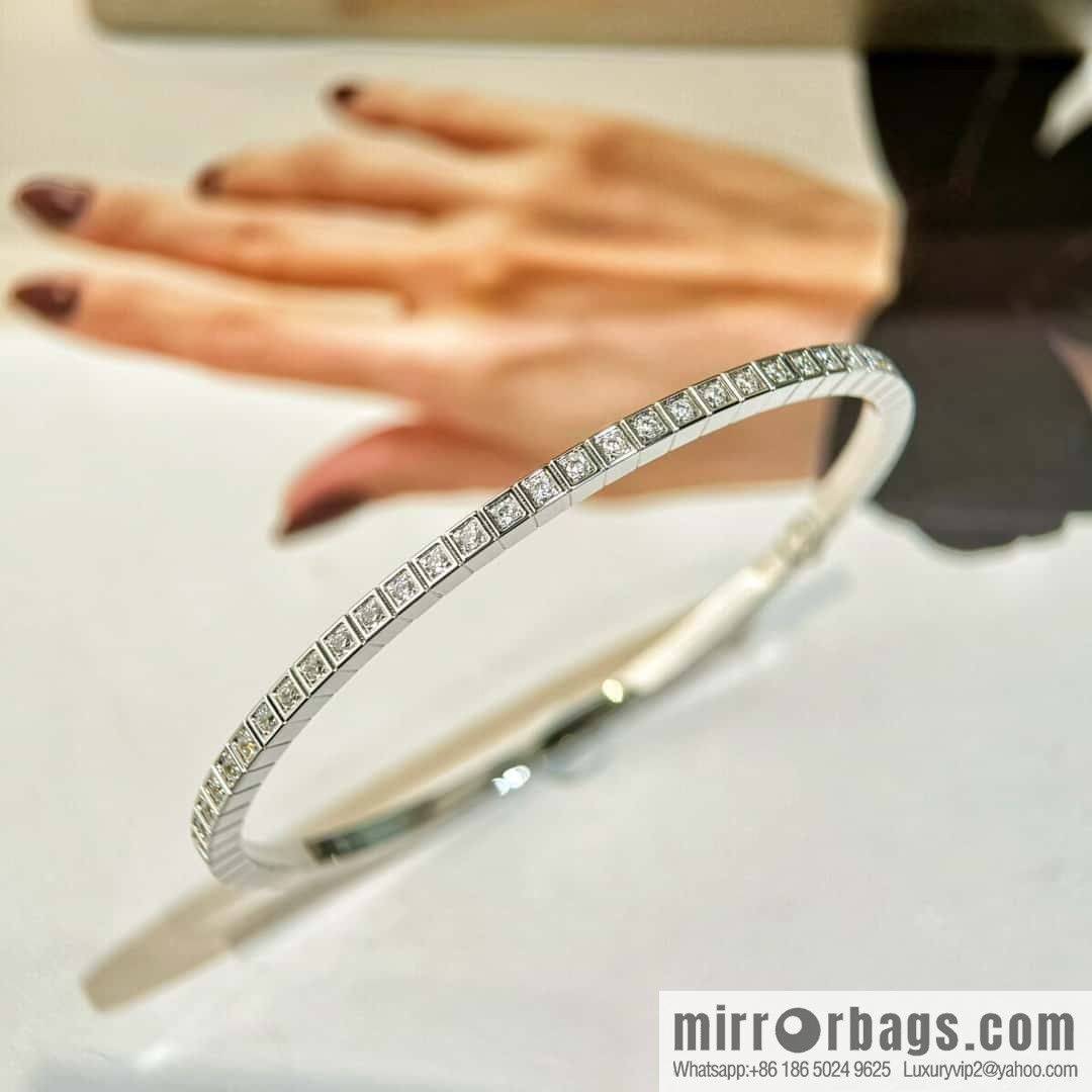 ❗️New ❗️ full diamond, Chopard ICE CUBE series small square bracelet