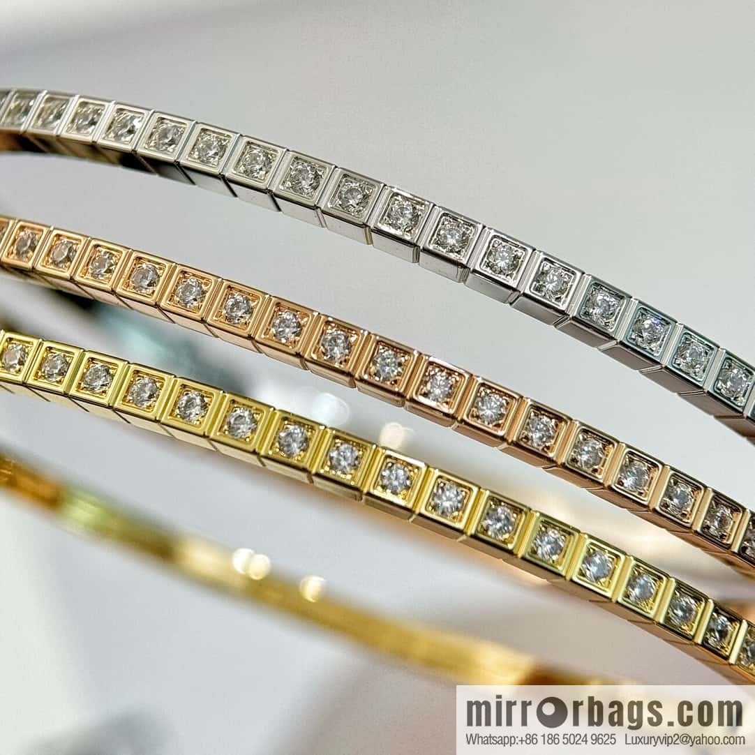 ❗️New ❗️ full diamond, Chopard ICE CUBE series small square bracelet