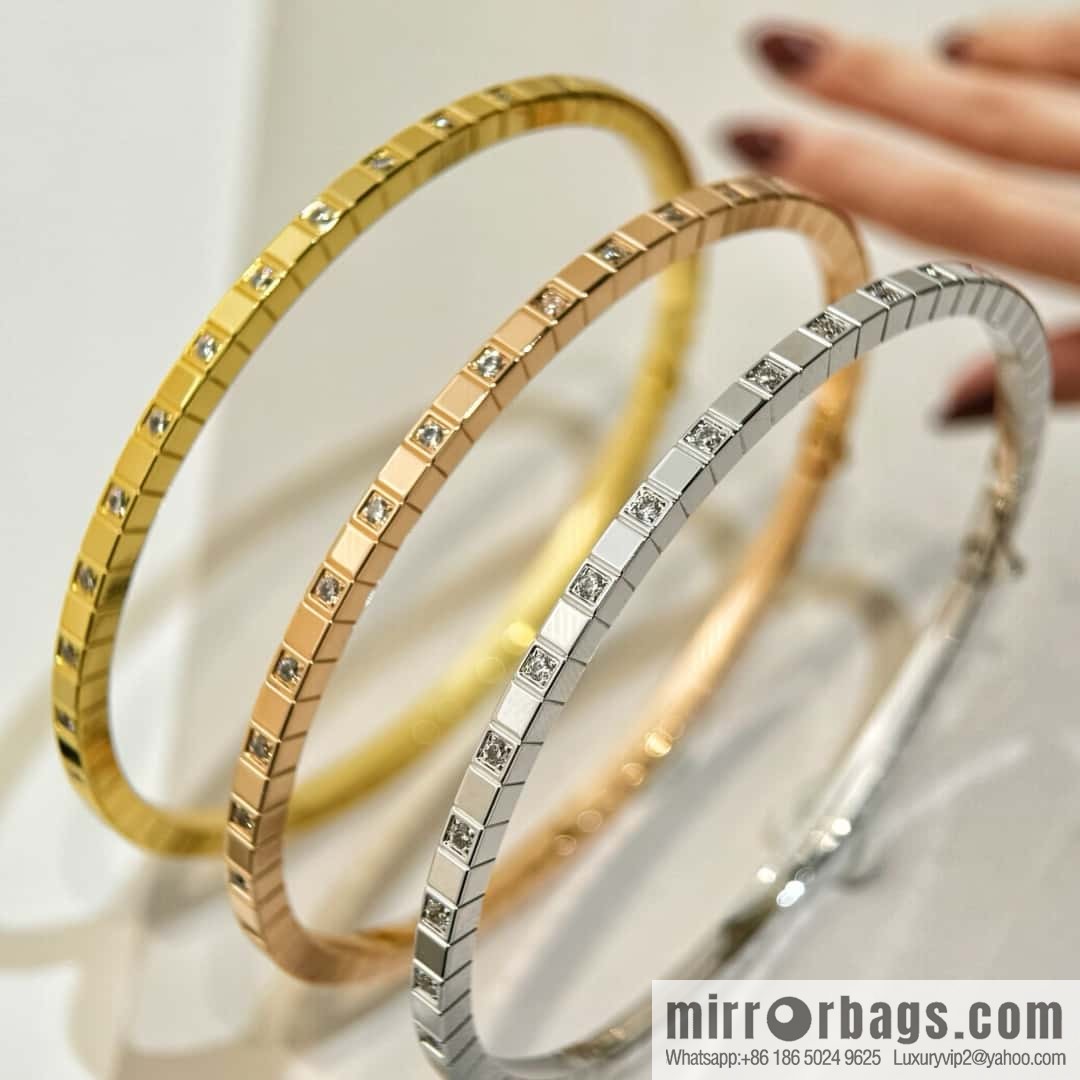 ❗️New ❗️ Spacer Diamond Chopard ICE CUBE Small Square Bracelet