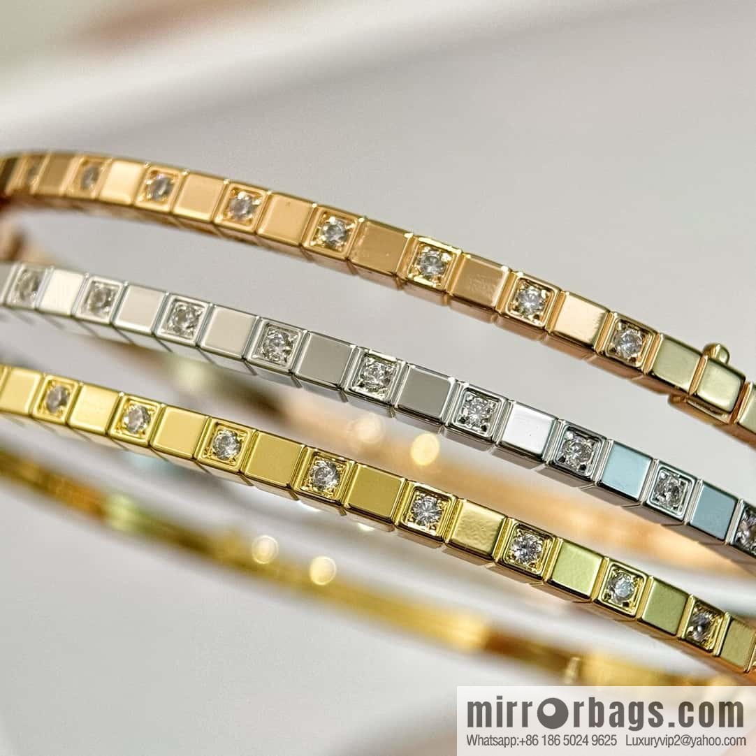 ❗️New ❗️ Spacer Diamond Chopard ICE CUBE Small Square Bracelet
