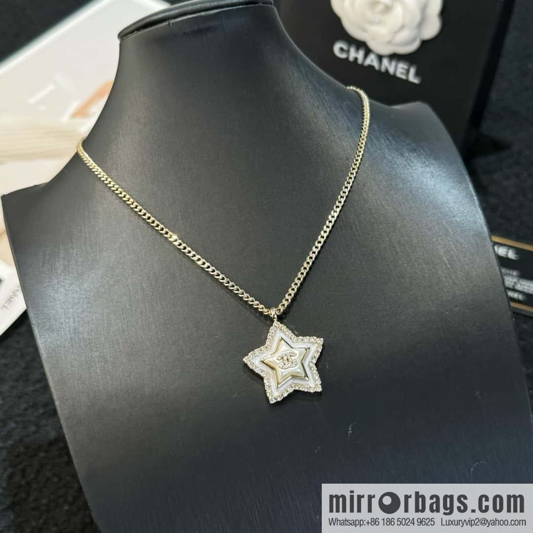 ❗️New ❗️☀️ New ☑️ Chanel pentagram ⭐ star necklace ☀️