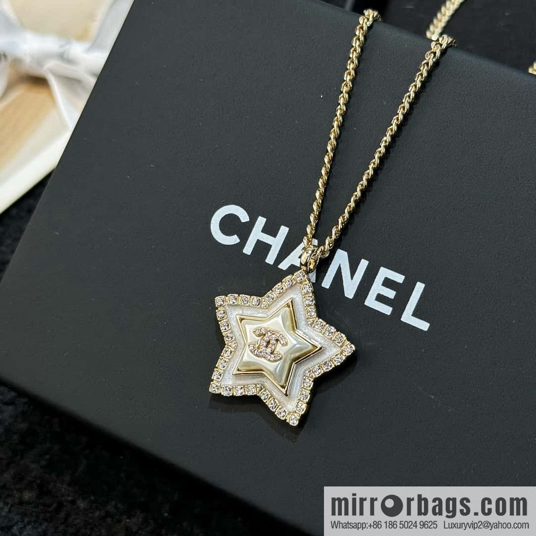 ❗️New ❗️☀️ New ☑️ Chanel pentagram ⭐ star necklace ☀️