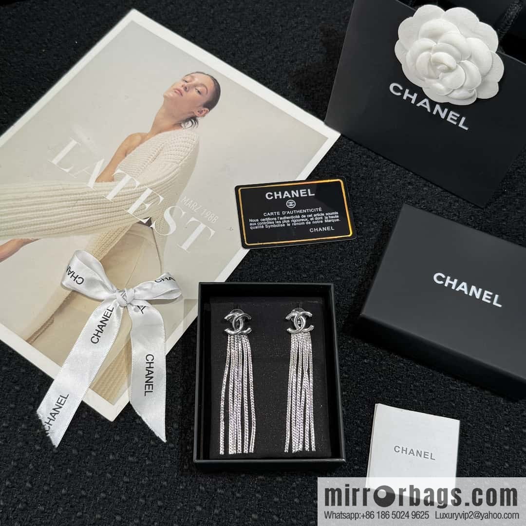 ❗️New ❗️☀️ new ☑️ chanel c2 double c tassel earrings ☀️