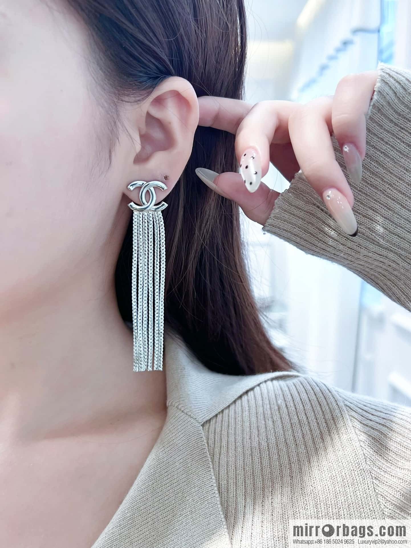 ❗️New ❗️☀️ new ☑️ chanel c2 double c tassel earrings ☀️
