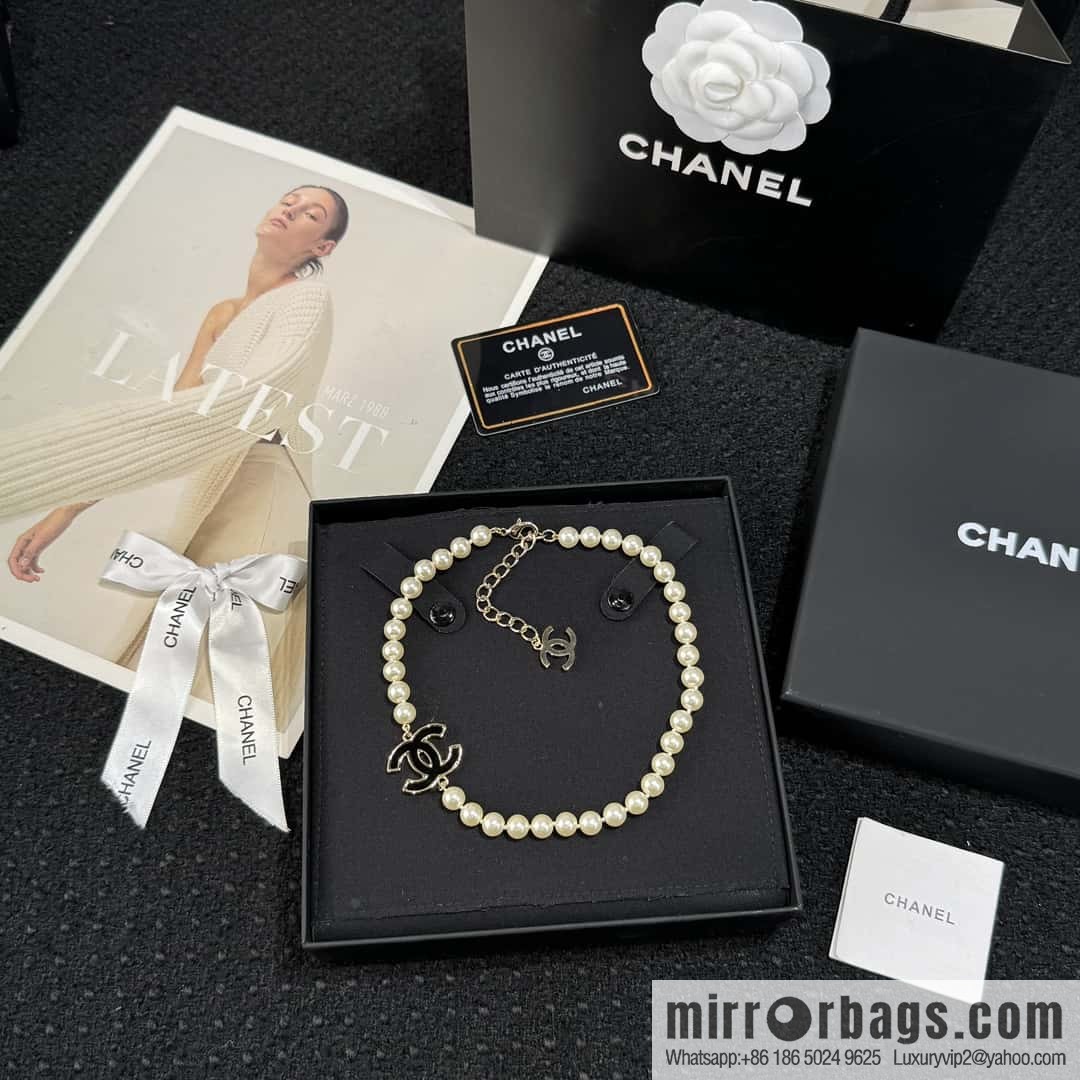 ❗️New ❗️☀️ New ☑️ Chanel Double C Pearl Necklace ☀️