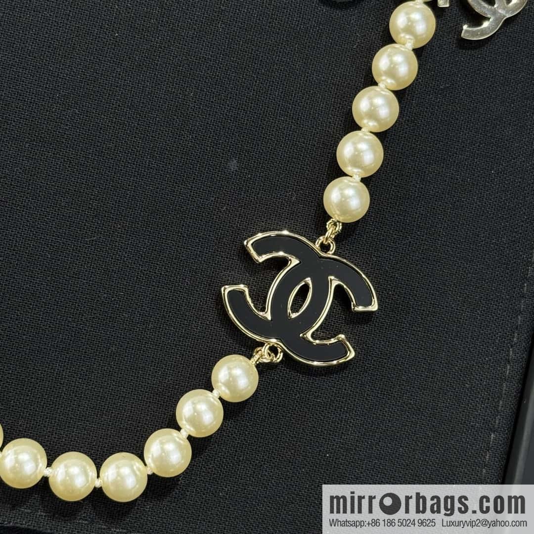 ❗️New ❗️☀️ New ☑️ Chanel Double C Pearl Necklace ☀️