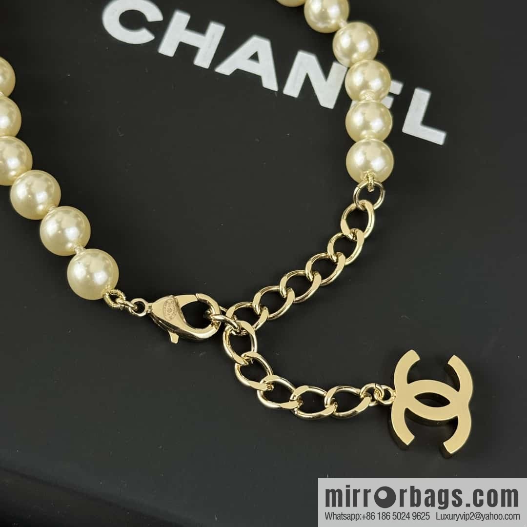 ❗️New ❗️☀️ New ☑️ Chanel Double C Pearl Necklace ☀️