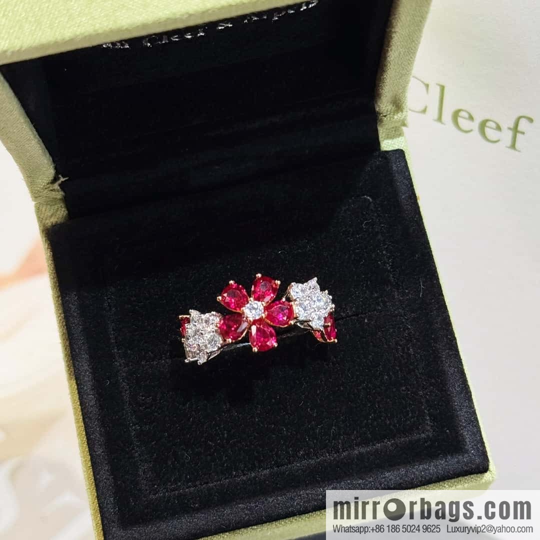 ❗️New ❗️ ☀️ Van Cleef & Arpels A Midsummer Night's Dream Folie des Pres Ring ☀️