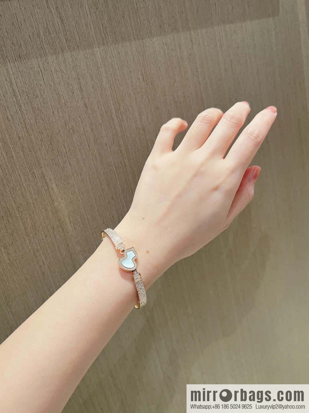 ❗️New ❗️ ☀️ Qeelin Kirin Petite Wulu agate malachite white fritillary gourd bracelet bracelet ☀️