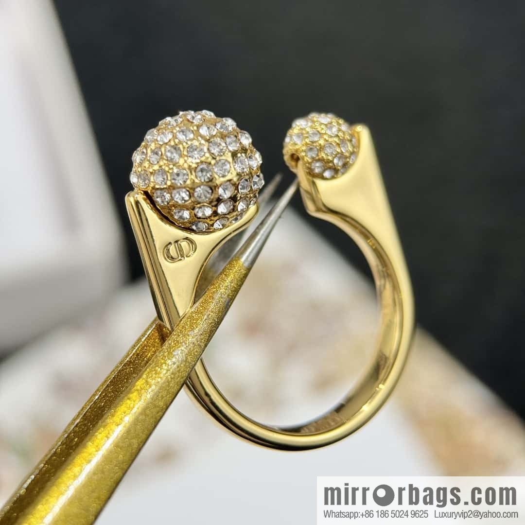 New ☑️ DIOR full diamond ball ring