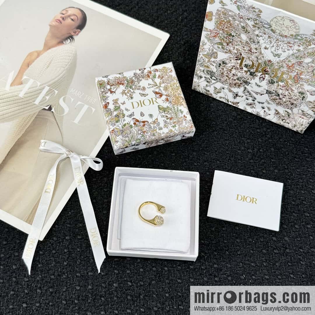 New ☑️ DIOR full diamond ball ring