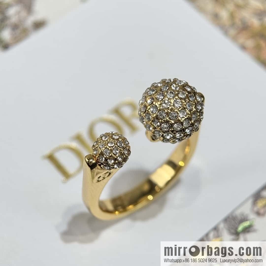 New ☑️ DIOR full diamond ball ring