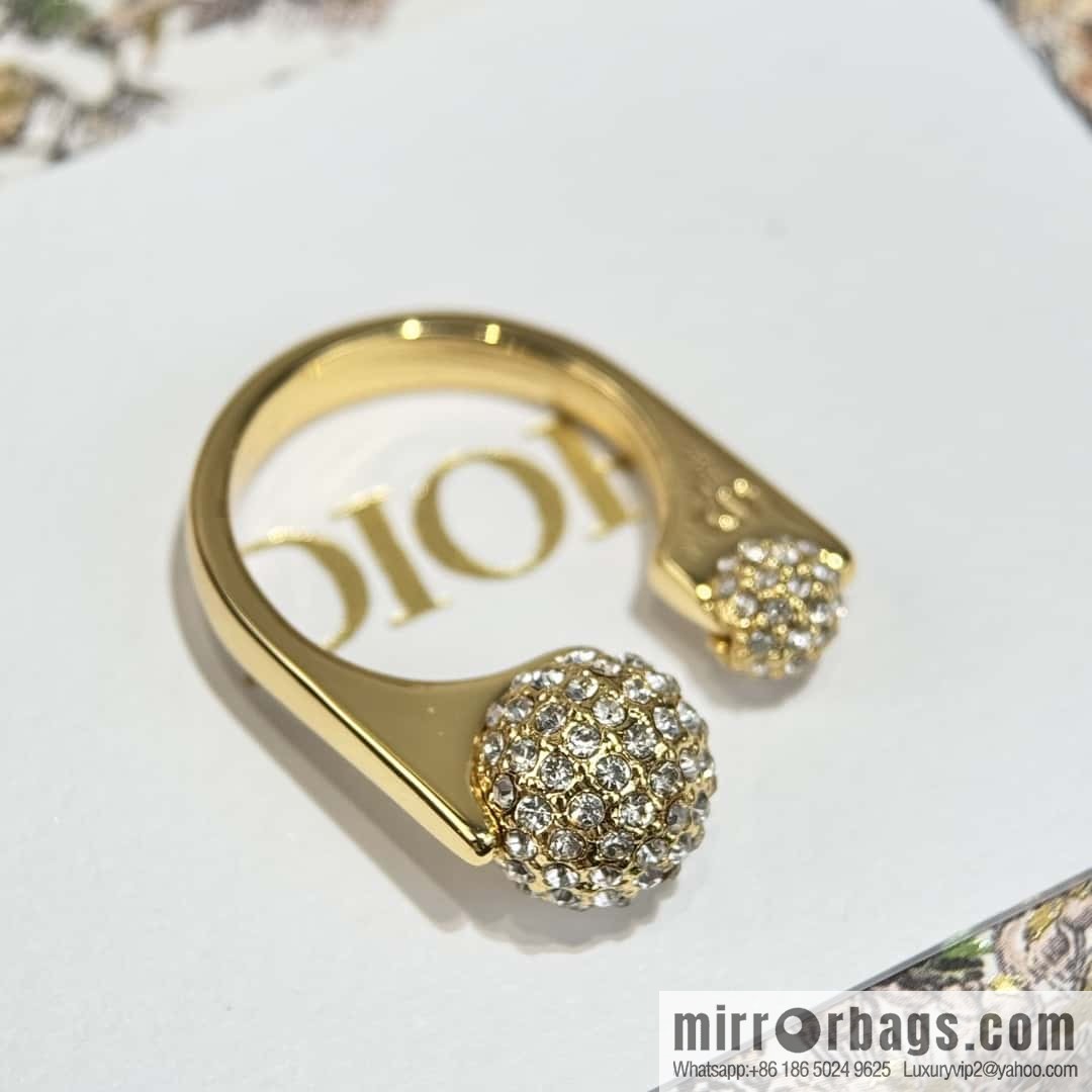 New ☑️ DIOR full diamond ball ring