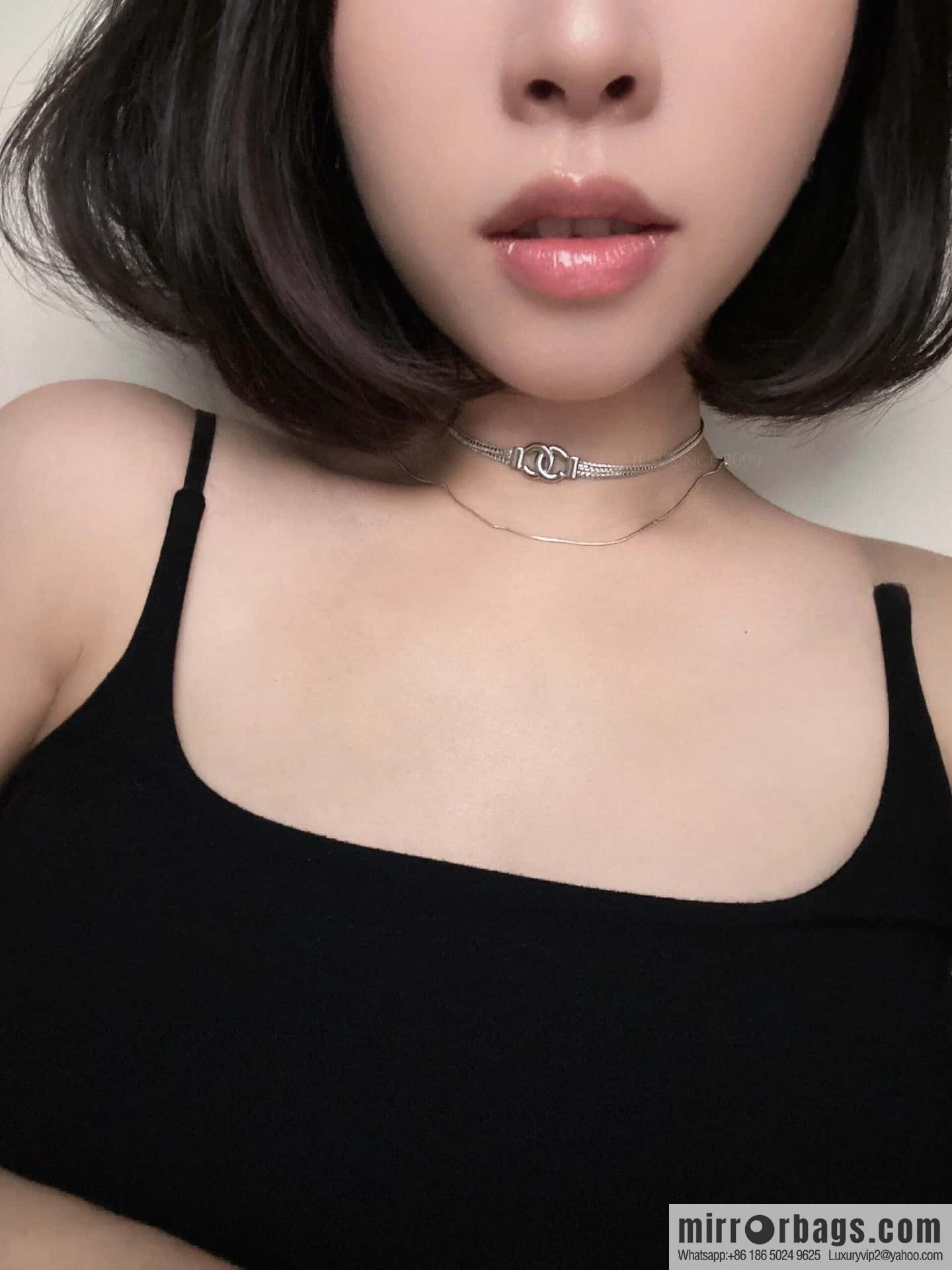 ❗️New ❗️ ☀️ New ☑️ Chanel Silver Double C Double Snake Bone Chain Necklace ☀️