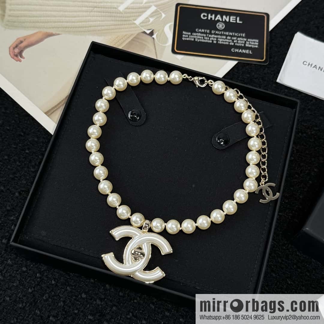 ❗️New ❗️☀️ New ☑️ Chanel Double C Pearl Necklace ☀️