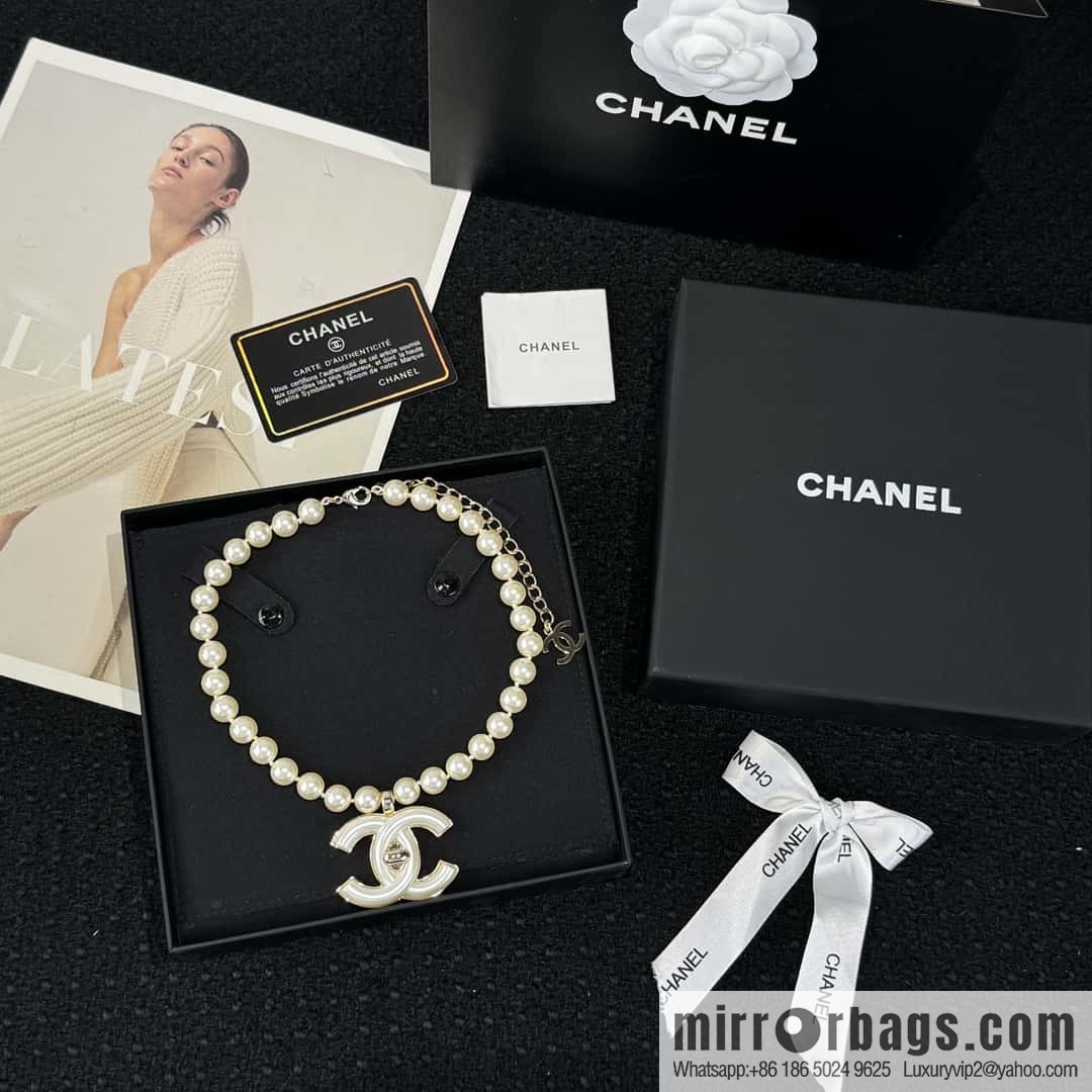❗️New ❗️☀️ New ☑️ Chanel Double C Pearl Necklace ☀️