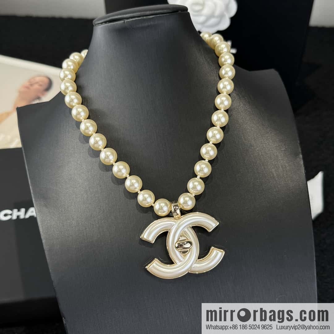❗️New ❗️☀️ New ☑️ Chanel Double C Pearl Necklace ☀️