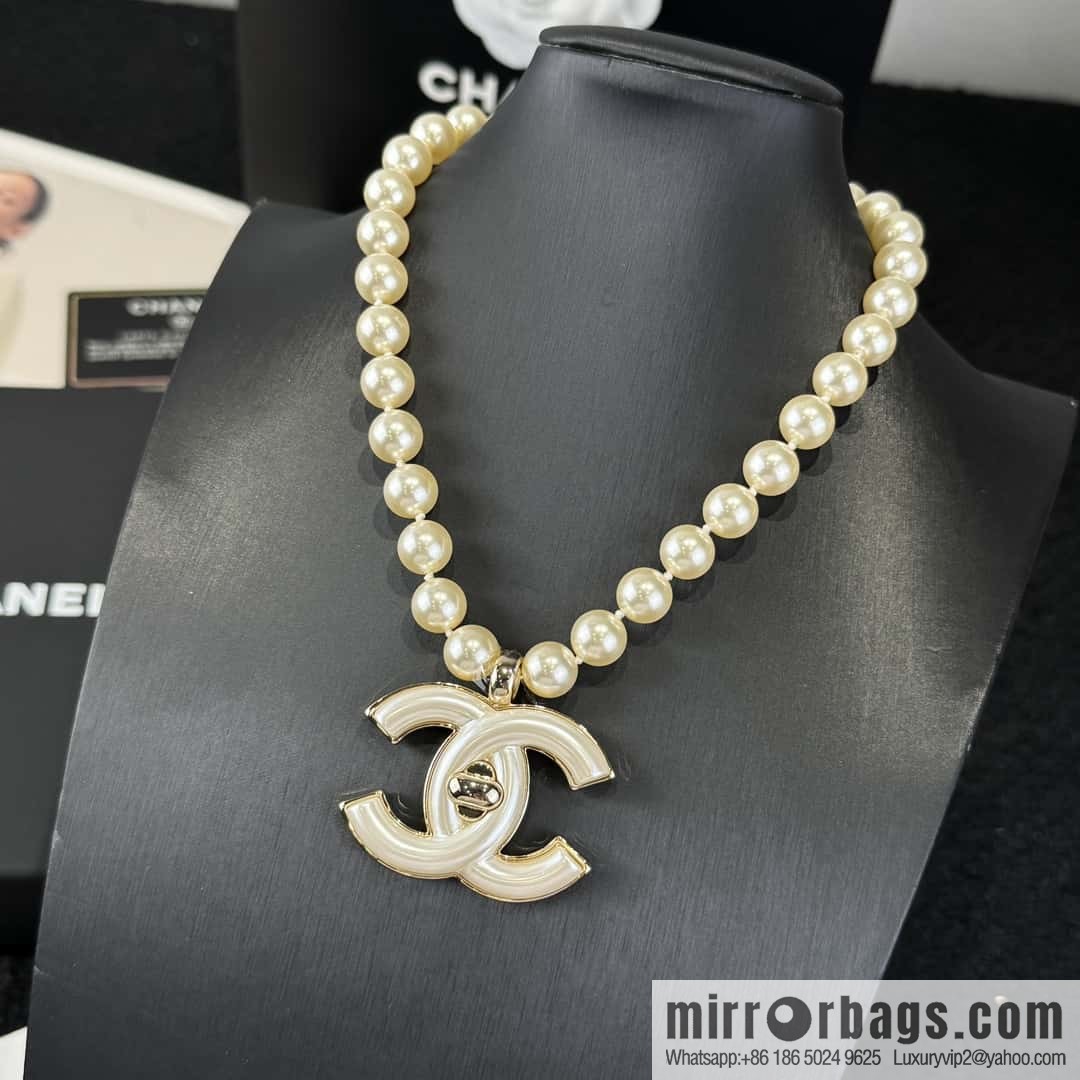 ❗️New ❗️☀️ New ☑️ Chanel Double C Pearl Necklace ☀️