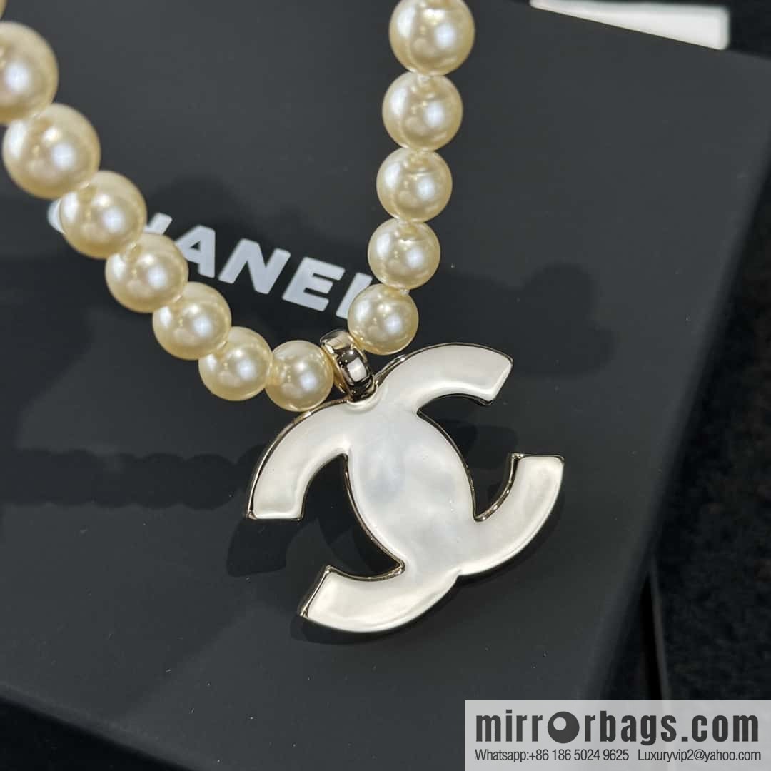 ❗️New ❗️☀️ New ☑️ Chanel Double C Pearl Necklace ☀️