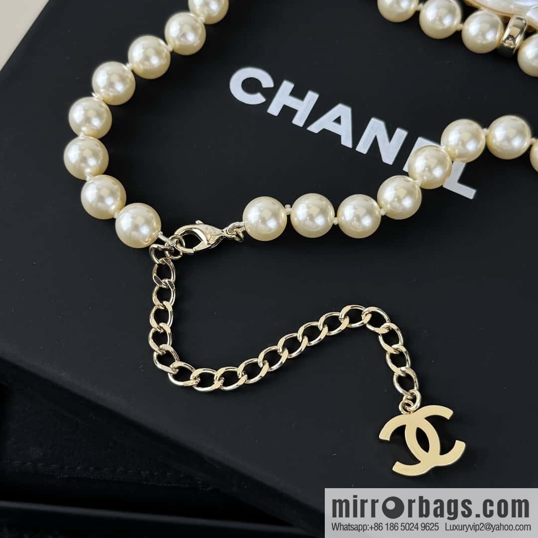 ❗️New ❗️☀️ New ☑️ Chanel Double C Pearl Necklace ☀️