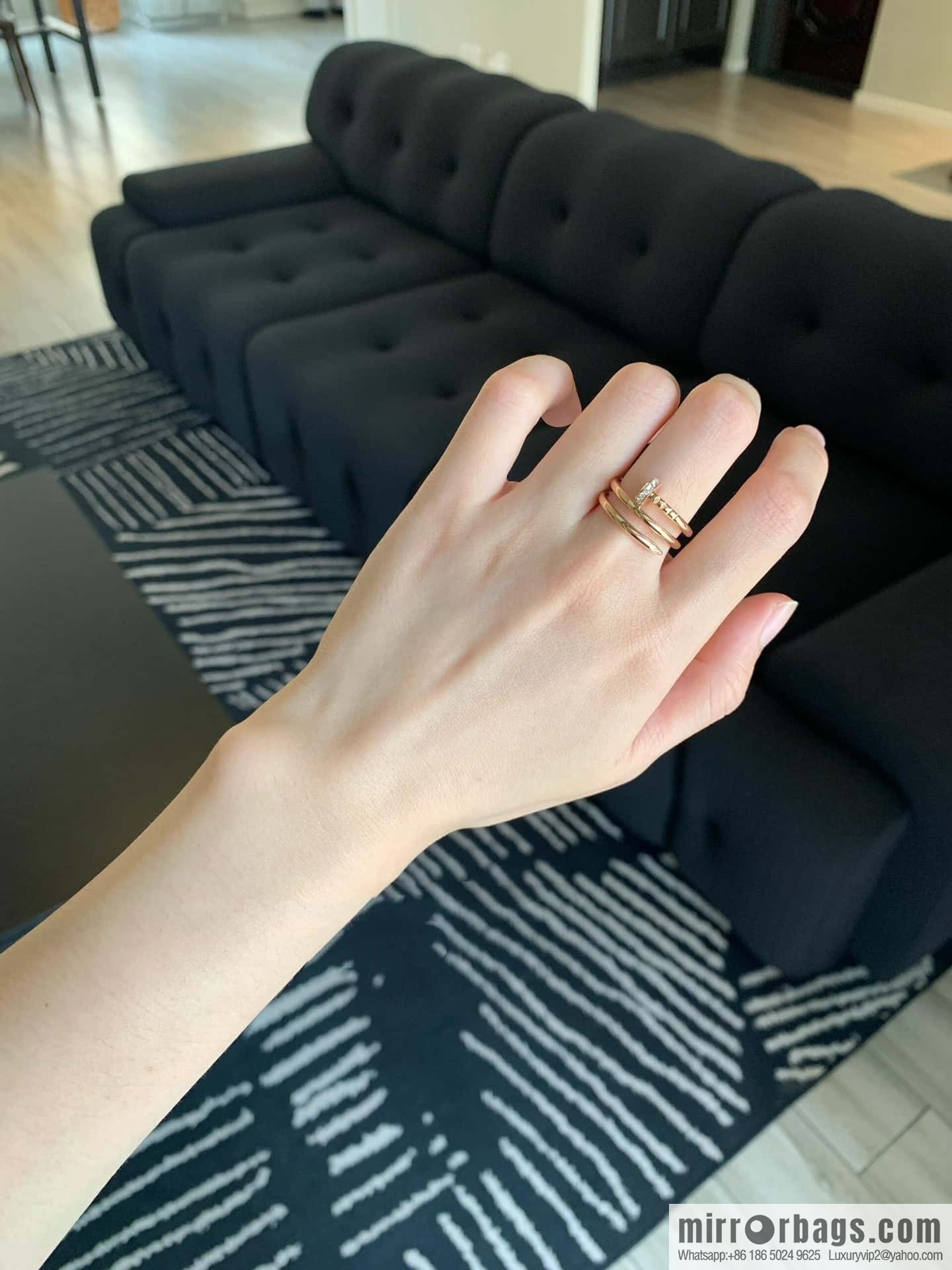 ❗New ❗ ☀ Cartier Cartier three-ring nail ring ☀