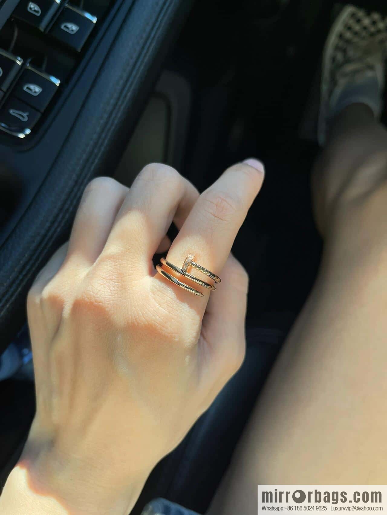 ❗New ❗ ☀ Cartier Cartier three-ring nail ring ☀
