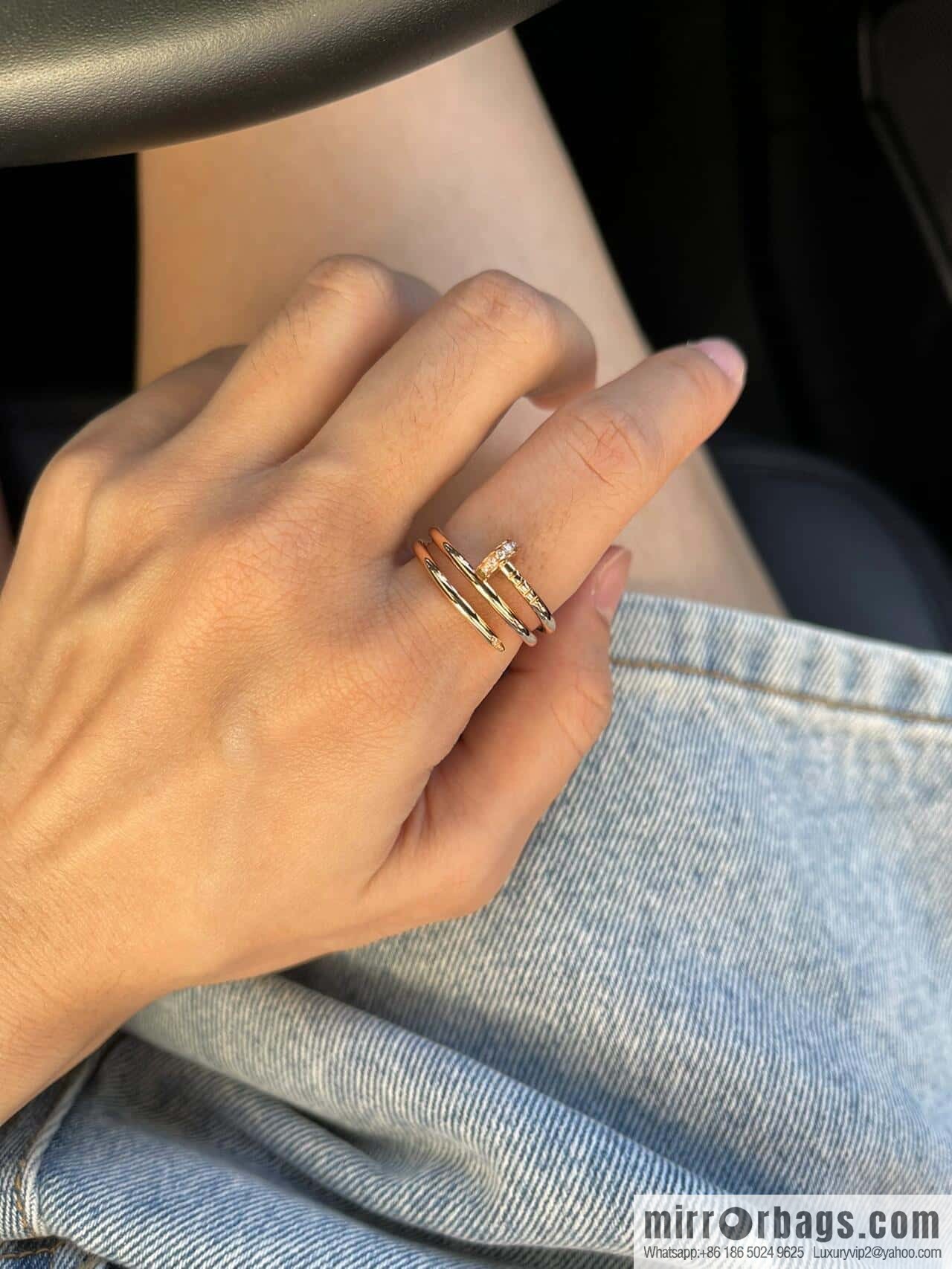 ❗New ❗ ☀ Cartier Cartier three-ring nail ring ☀