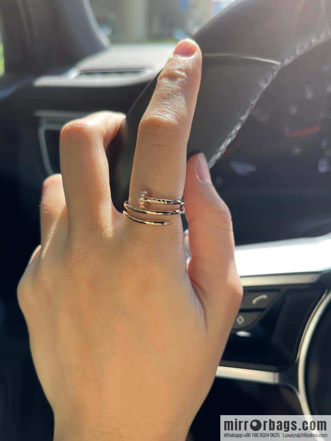 ❗New ❗ ☀ Cartier Cartier three-ring nail ring ☀