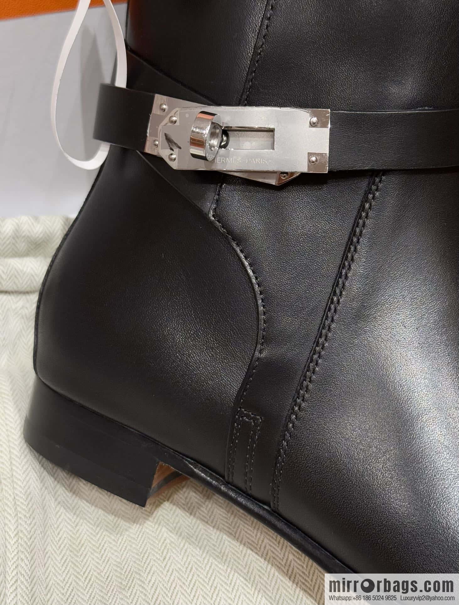 HERMES 193 Neo & Naked Boots, Black/89/Noir Calfskin
