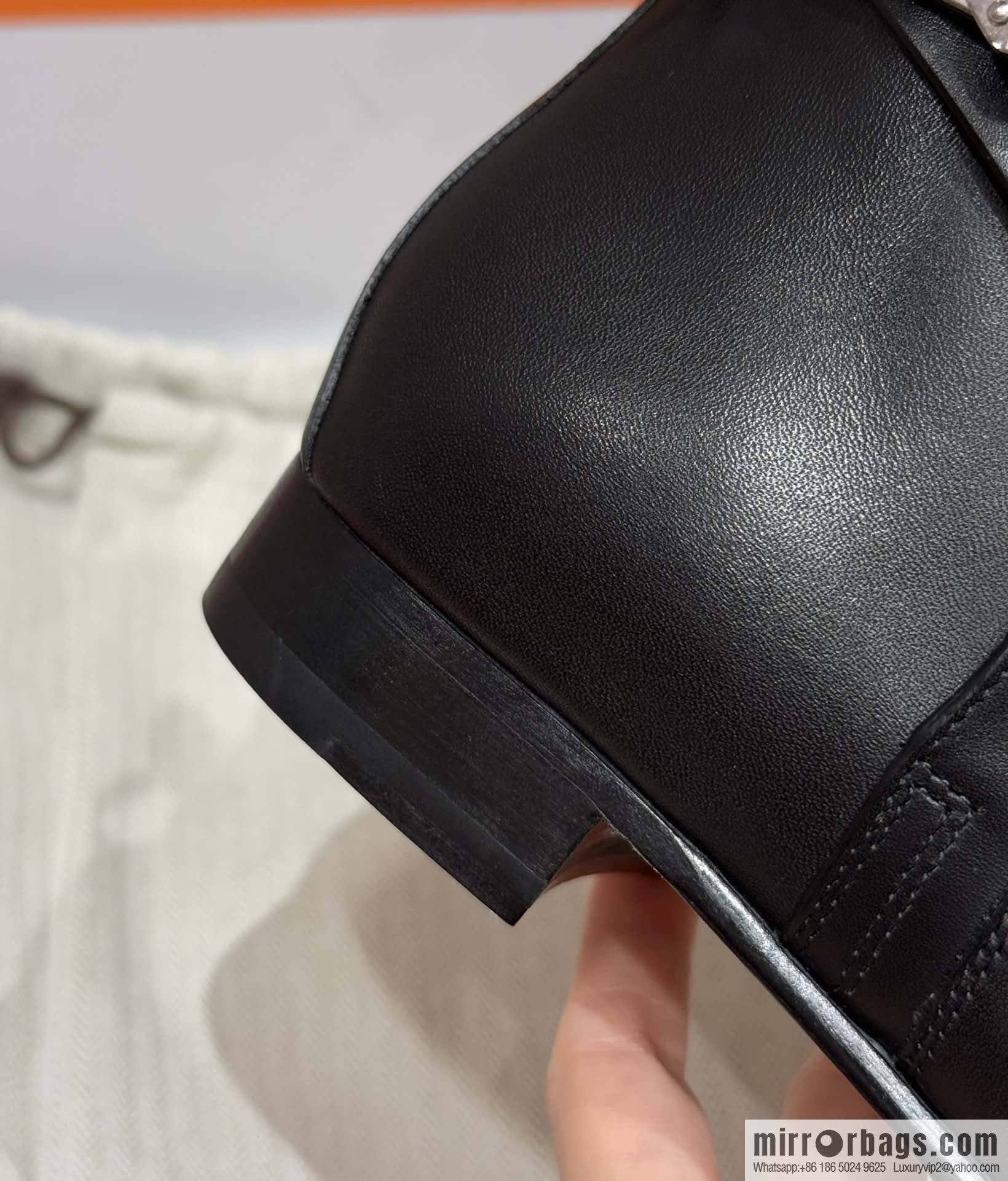 HERMES 193 Neo & Naked Boots, Black/89/Noir Calfskin