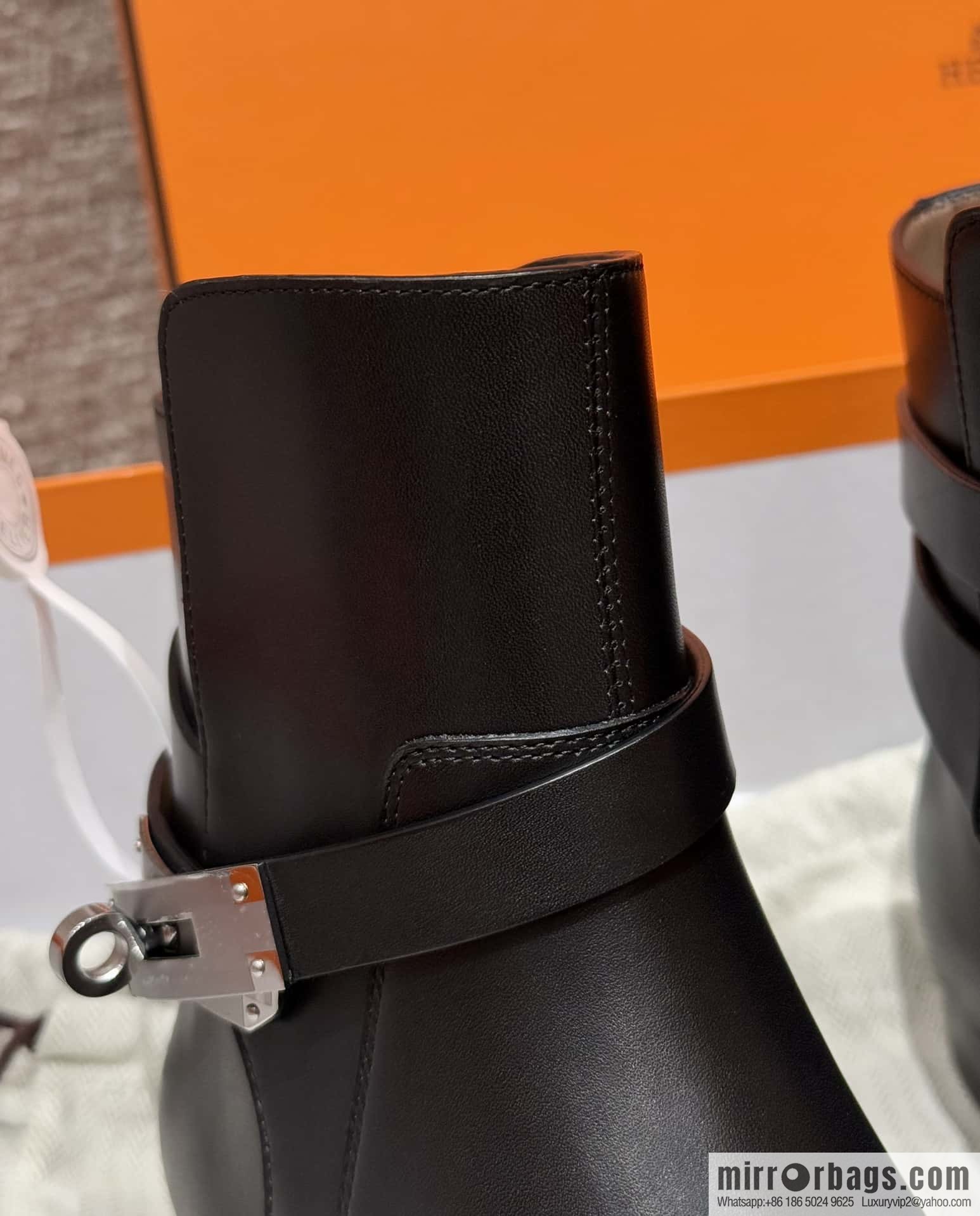HERMES 193 Neo & Naked Boots, Black/89/Noir Calfskin