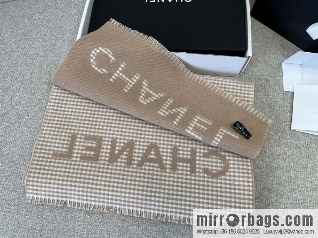 ππππππο½πππ thousand bird grid color matching double-sided cashmere scarf βͺοΈ milk tea color