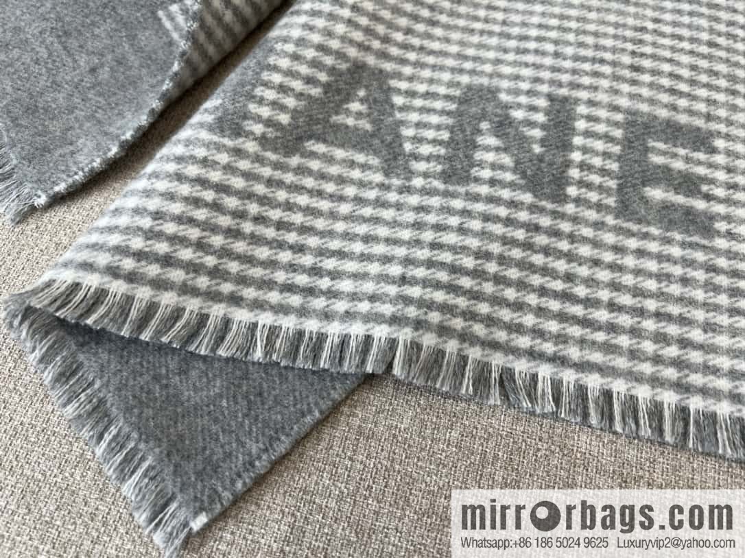 ππππππο½πππ thousand bird grid color matching double-sided cashmere scarf βͺοΈ gray