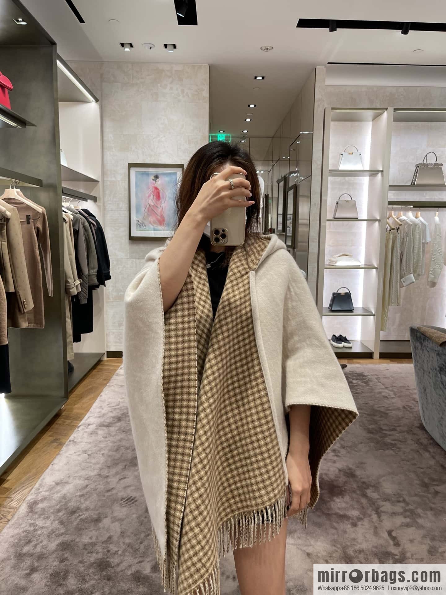 • Jacket cape ▪️ cream