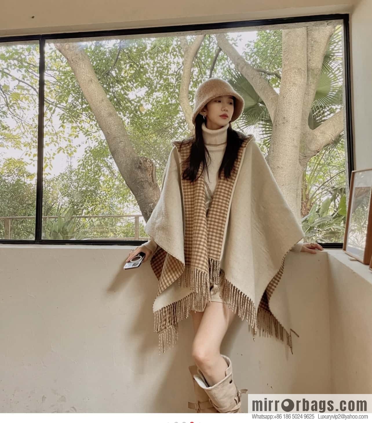 • Jacket cape ▪️ cream