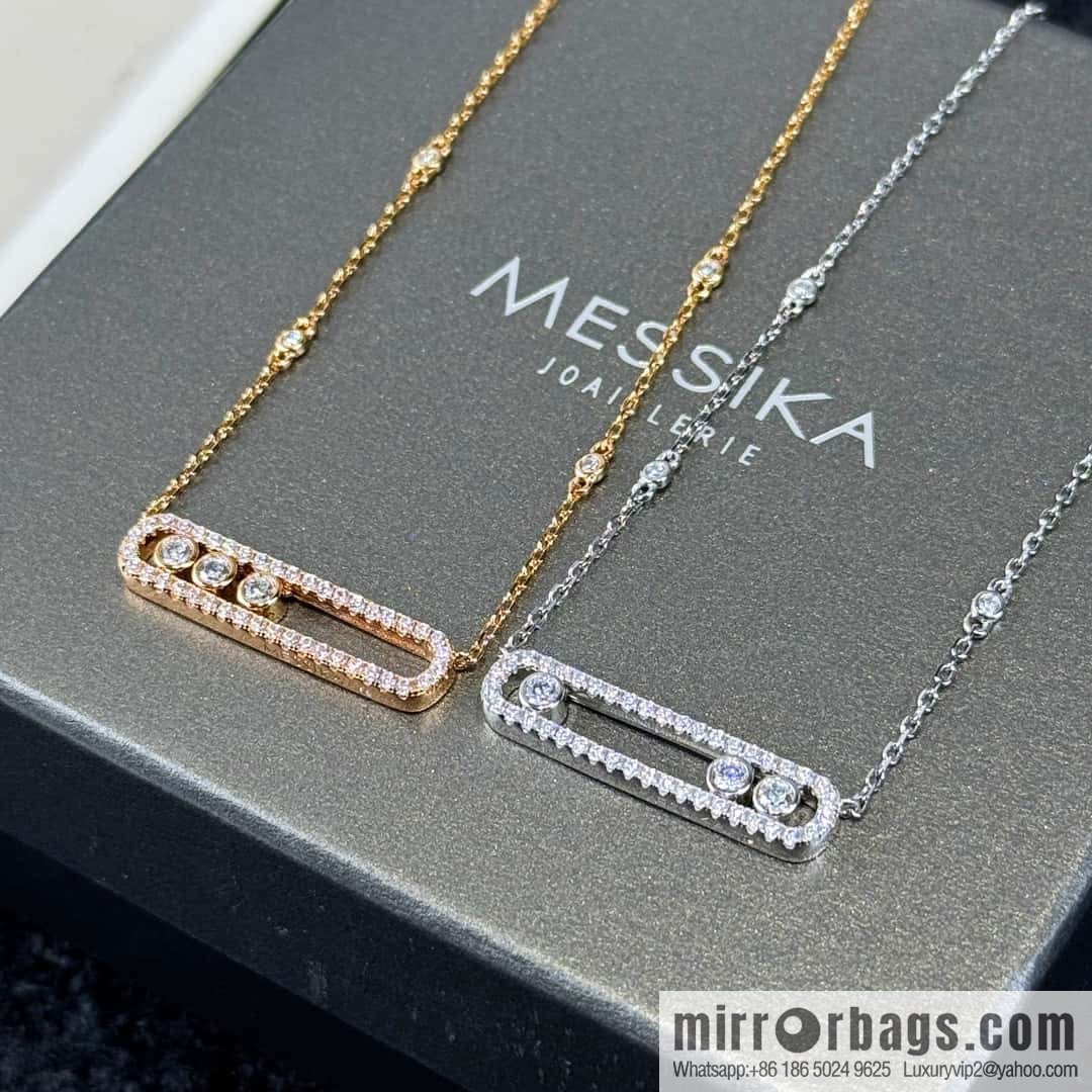 ❗️New ❗️ ☀️ Messika Three Diamond Glossy Necklace ☀️