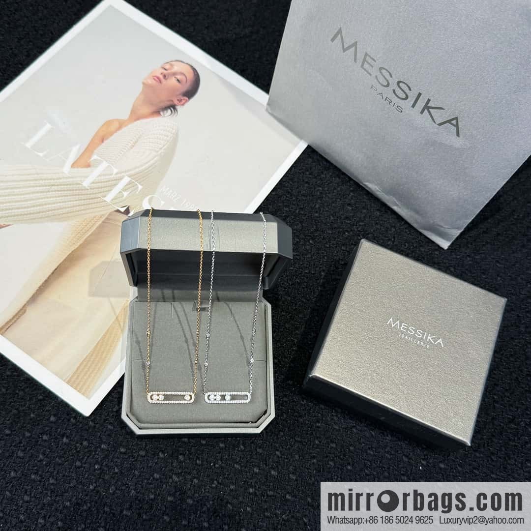 ❗️New ❗️ ☀️ Messika Three Diamond Glossy Necklace ☀️