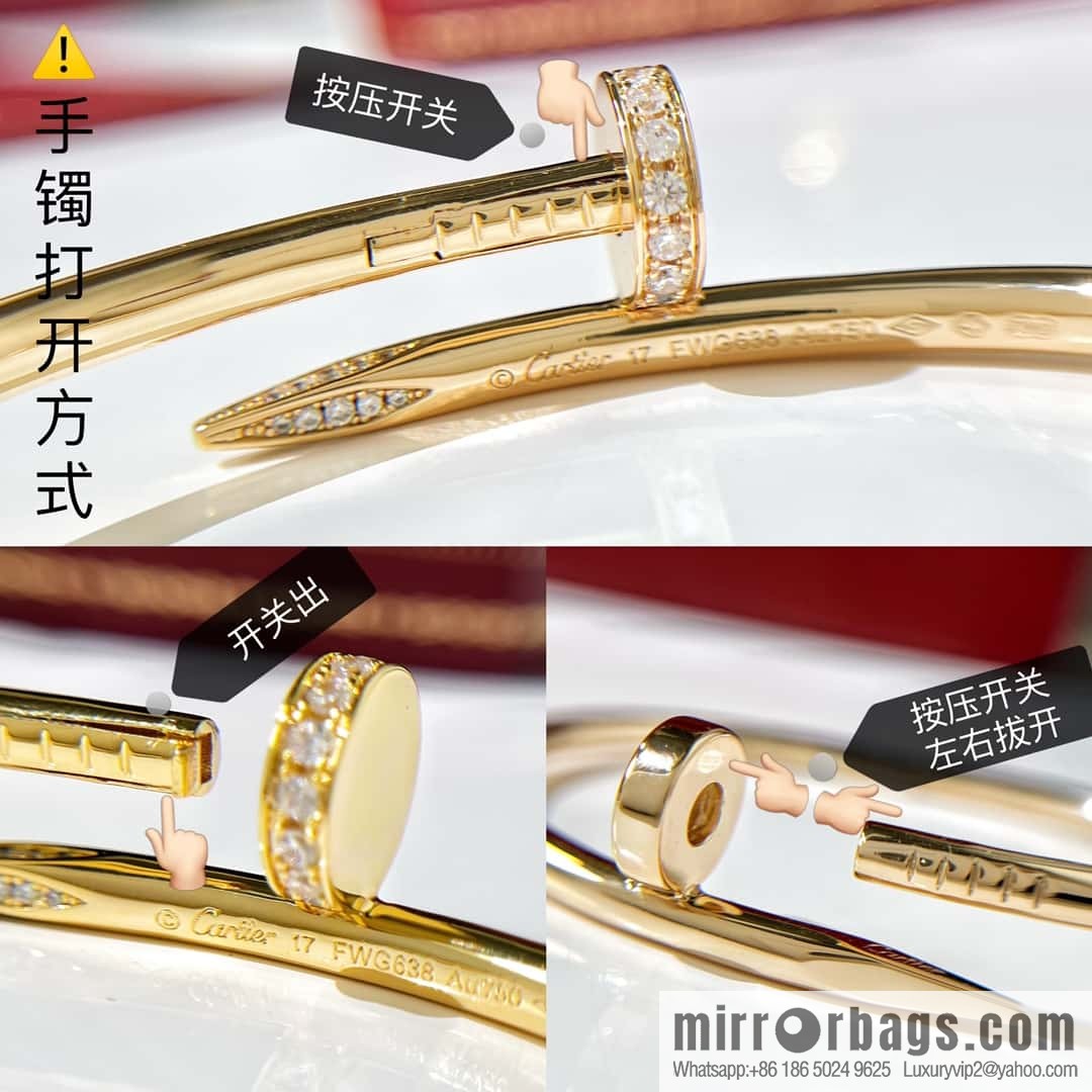 ❤️Popular (new version) ☀️ glossy model ☀️ Cartier LOVE series, glossy nail bracelet  ☀️