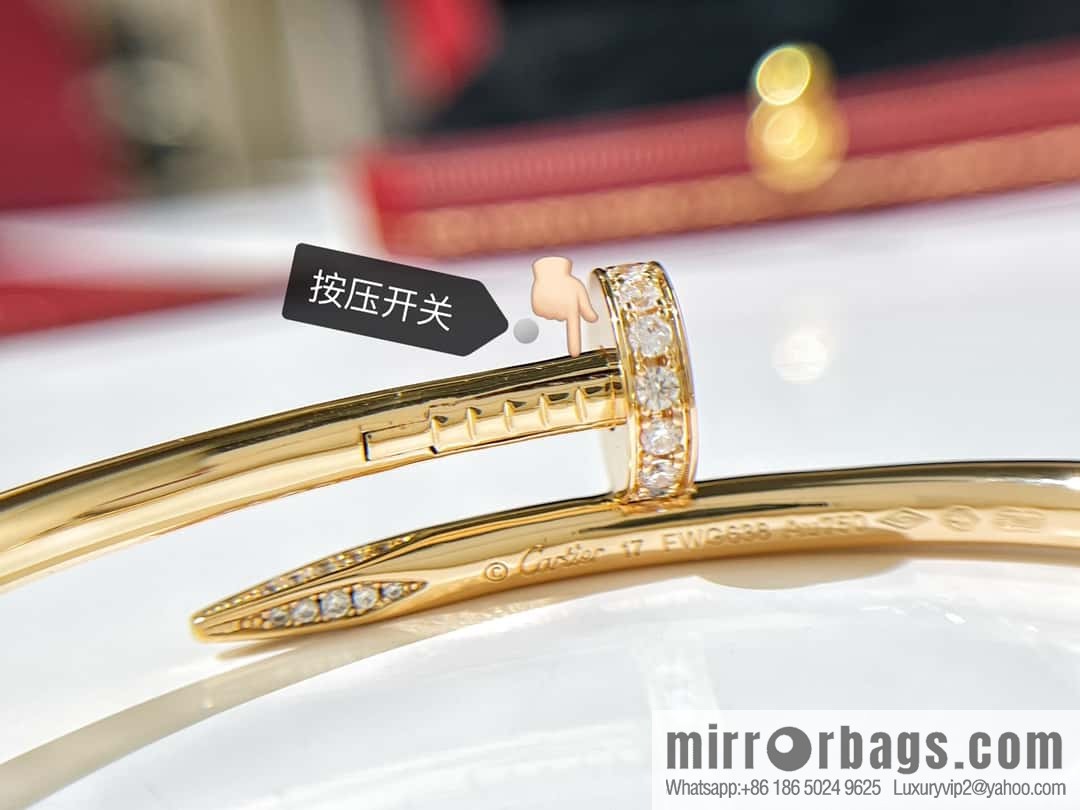 ❤️Popular (new version) ☀️ glossy model ☀️ Cartier LOVE series, glossy nail bracelet  ☀️