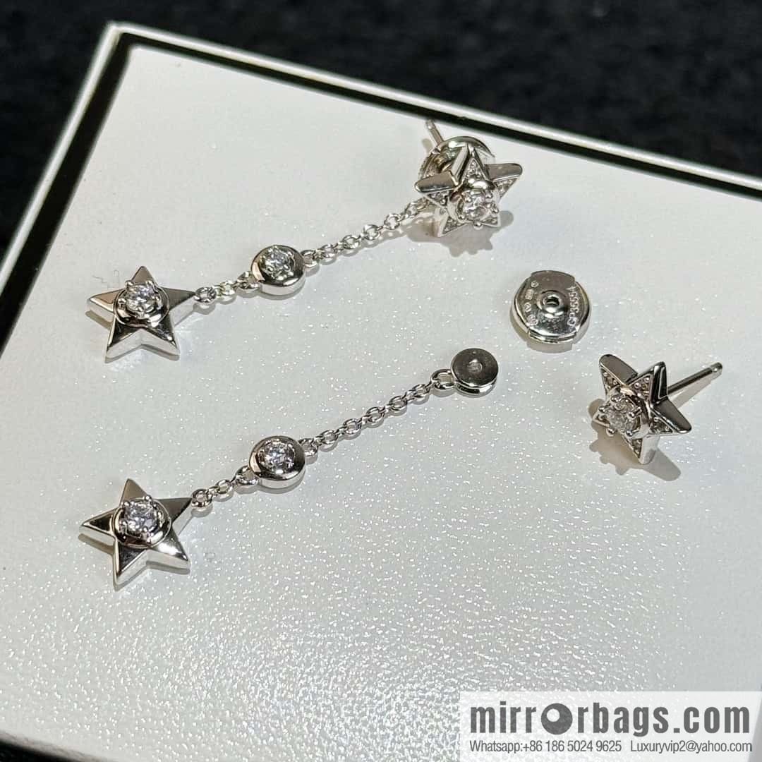 ❗️New ❗️ (a variety of wearing methods) ☀️ new ☑️ Chanel meteor series LUNE moon star stud earrings ☀️