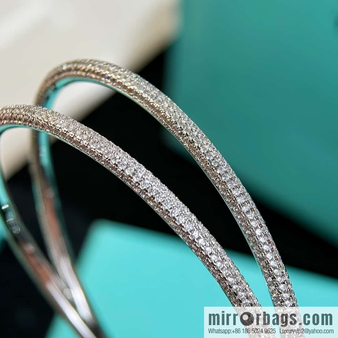 ❗️New ❗️ TIFFANY & Co. Tiffany Knot Series Bow Full Diamond Bracelet