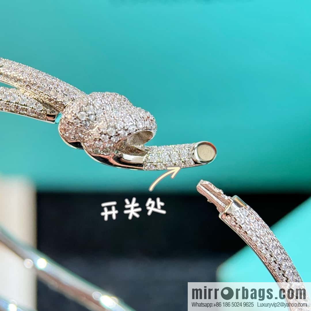 ❗️New ❗️ TIFFANY & Co. Tiffany Knot Series Bow Full Diamond Bracelet