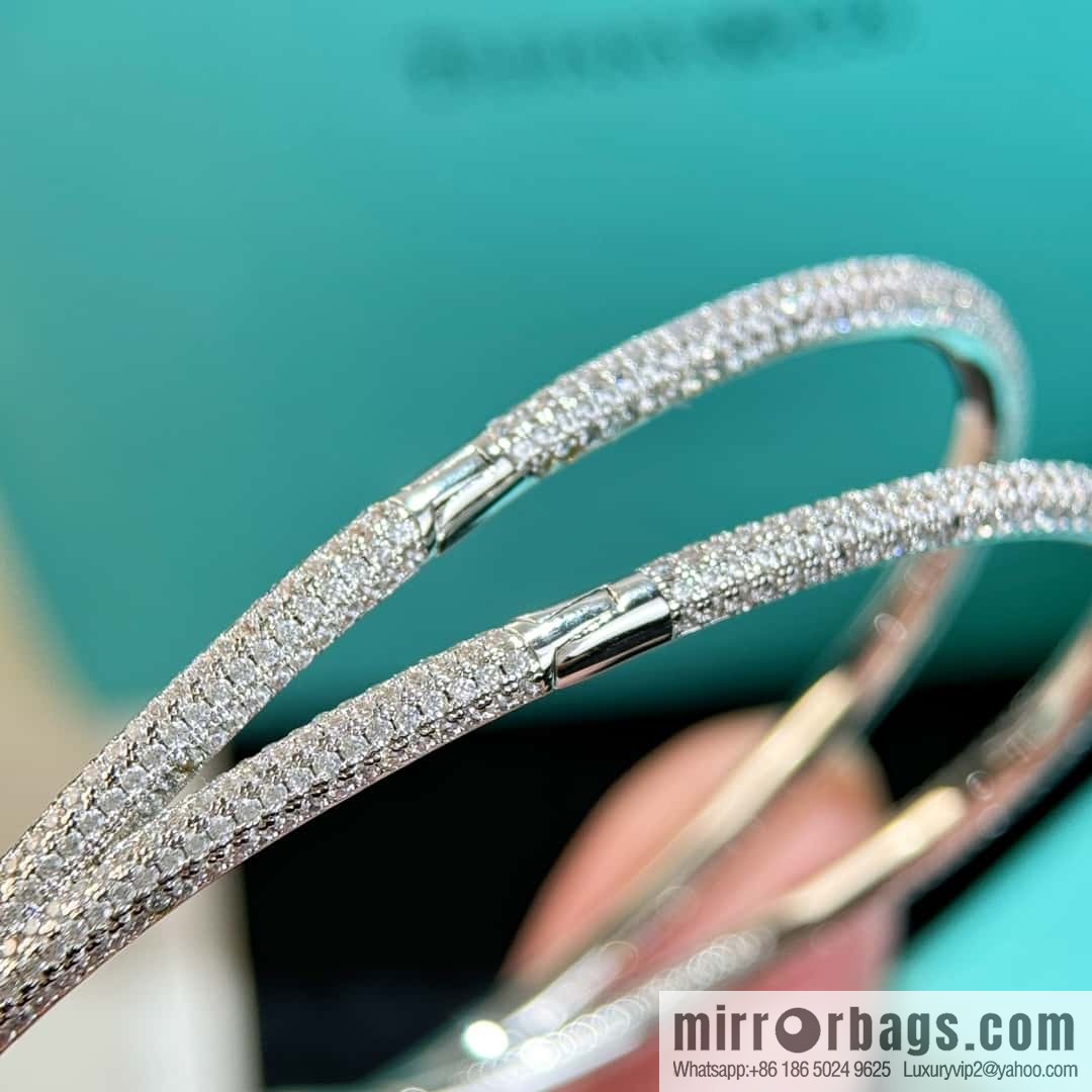 ❗️New ❗️ TIFFANY & Co. Tiffany Knot Series Bow Full Diamond Bracelet