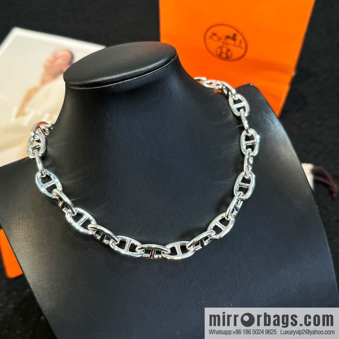 ❗️New ❗️ New ☑️ Hermès HERMES Pig Nose Chaine d Ancre Necklace